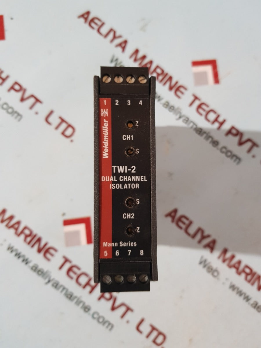 Weidmuller twi-2 dual chanel isolator twi-2/4-20ma/x