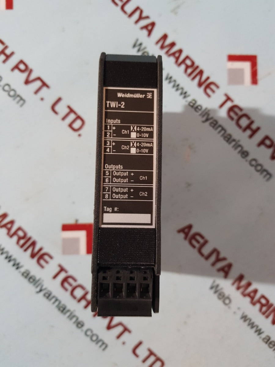 Weidmuller twi-2 dual chanel isolator twi-2/4-20ma/x