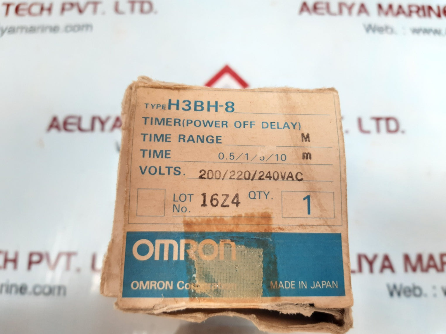 Omron h3bh-8 timer 200/220/240vac