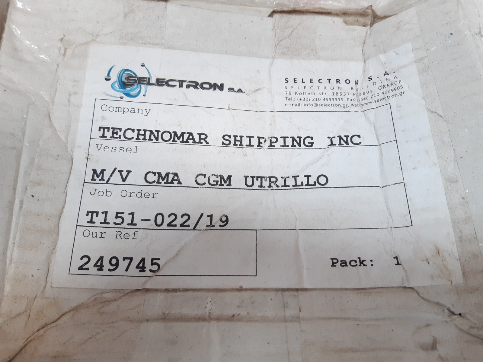 Selectron pressure transmitter