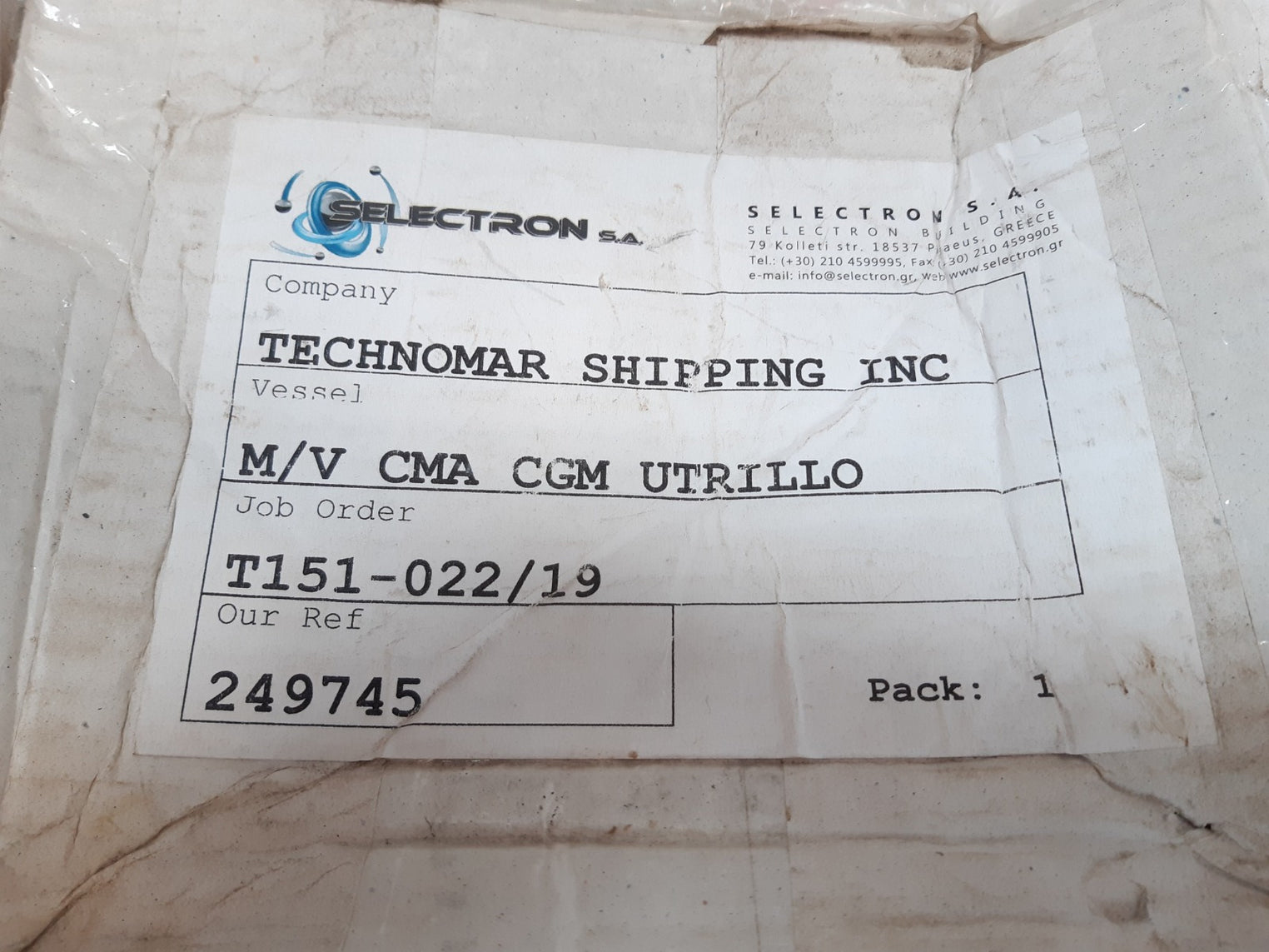 Selectron pressure transmitter