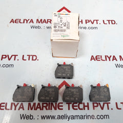 Set of 5x Schneider/telemecanique zbe-102 auxiliary contact block