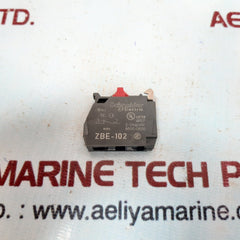 Set of 5x Schneider/telemecanique zbe-102 auxiliary contact block