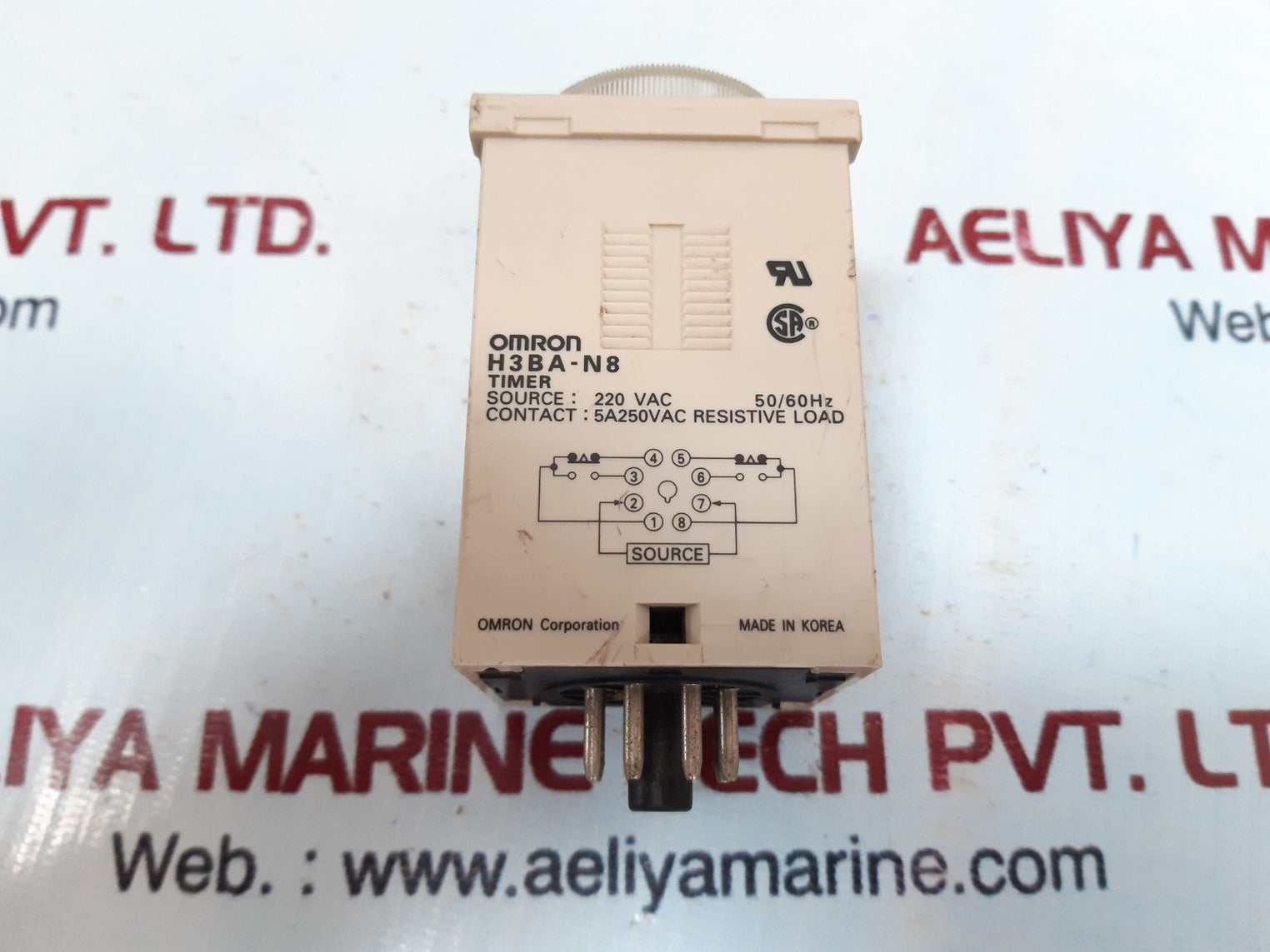 Omron h3ba-n8 timer 0-3min 