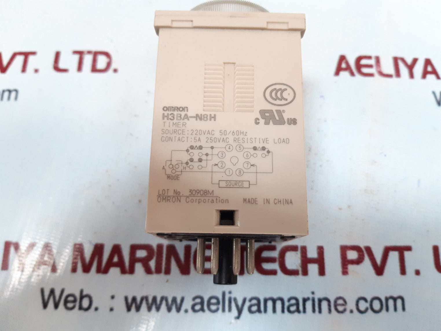 Omron h3ba-n8h timer 0-1.2min 