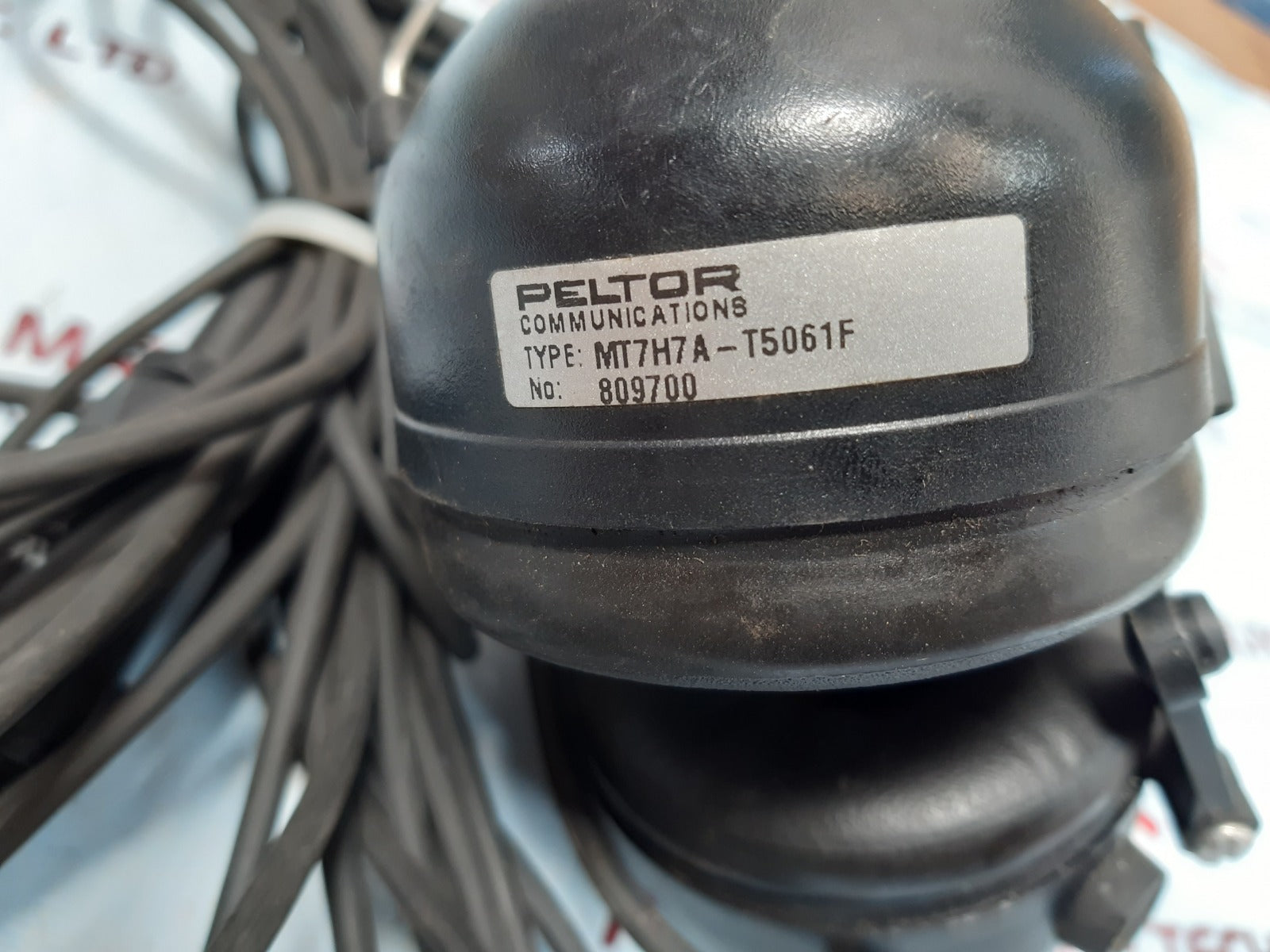 Peltor mt7h7a-t5061f hendset
