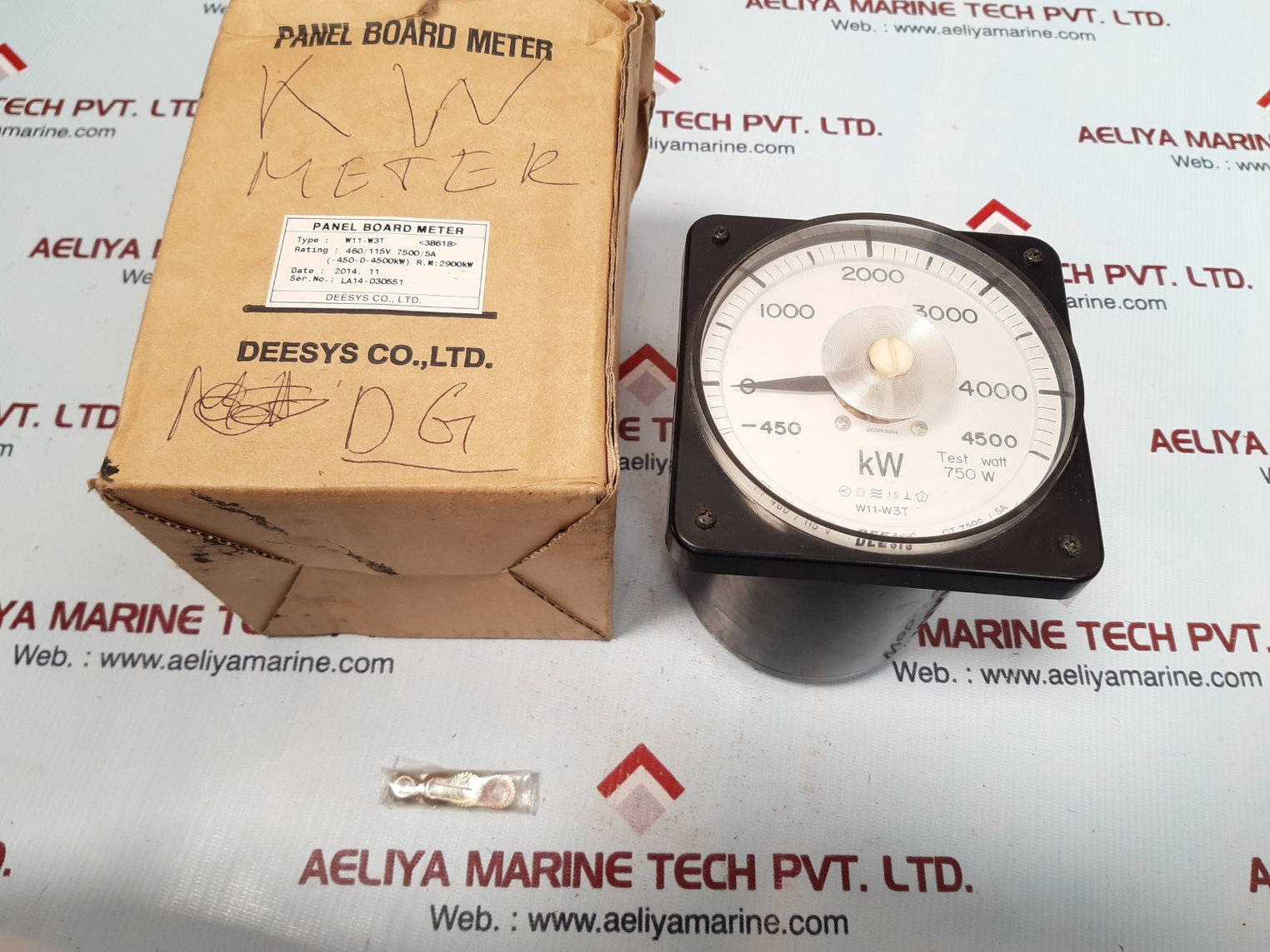 Deesys w11-w3t panel board meter -450-0-4500kw