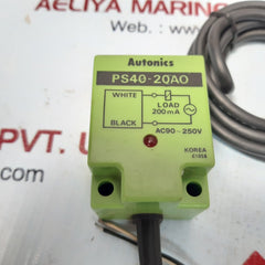 Autonics ps40-20ao proximity switch