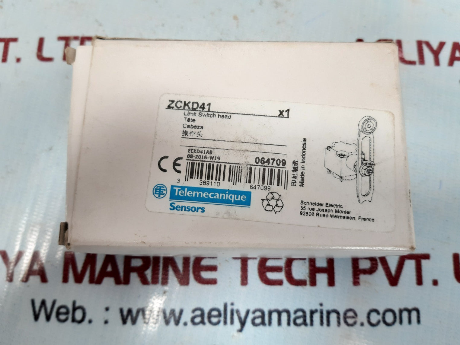 Telemecanique zck-d05 limit switch head