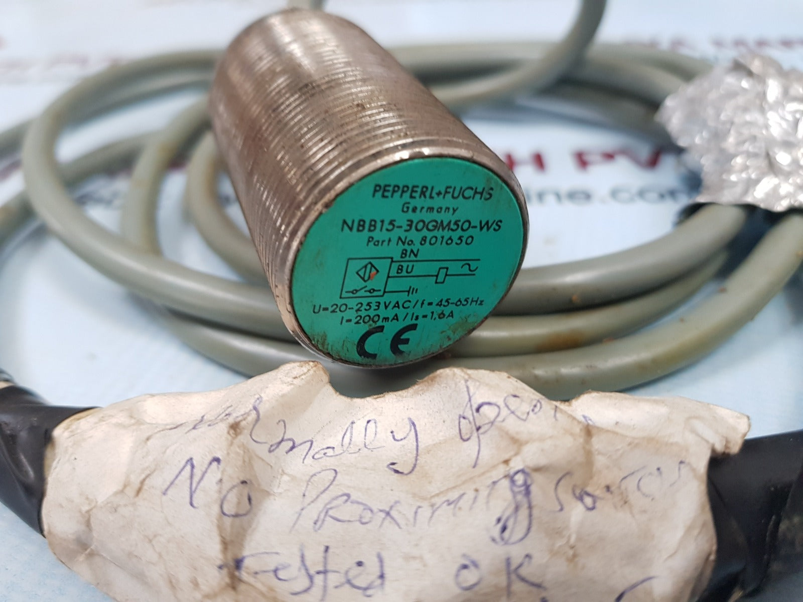 Pepperl+fuchs nbb15-30gm50-ws inductive proximity sensor