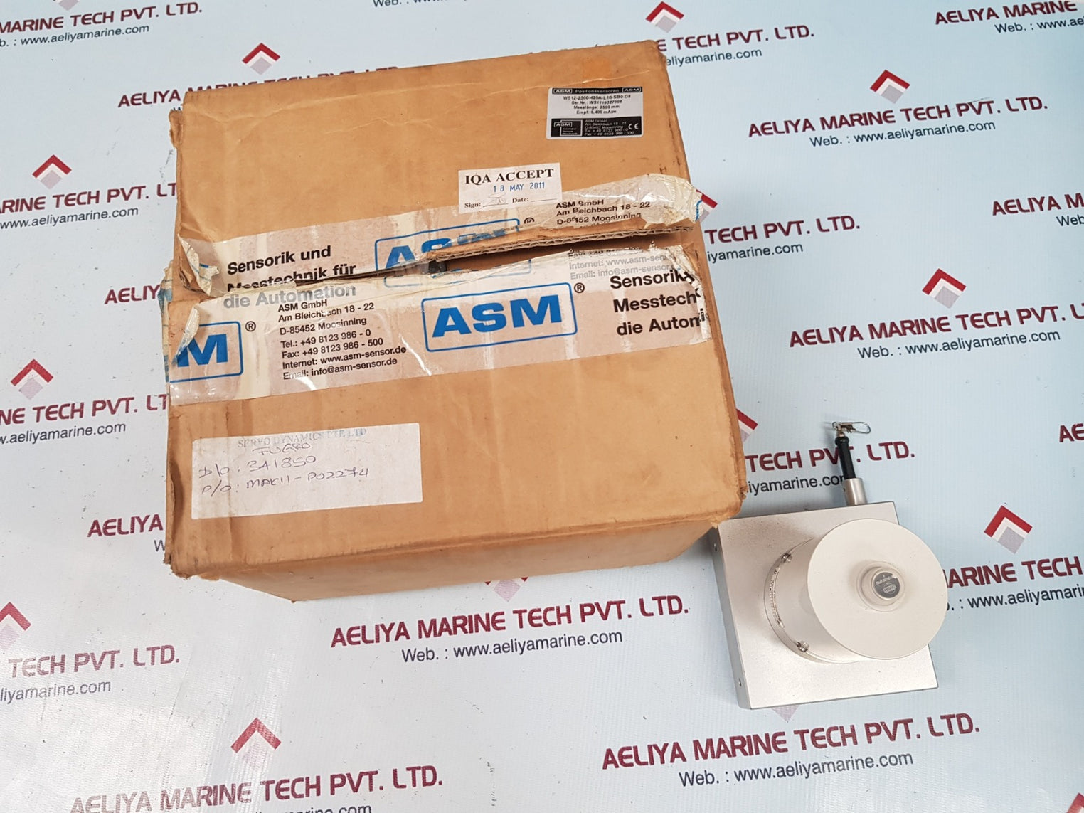 Asm ws12-2500-420a-l10-sb0-d8 position sensor