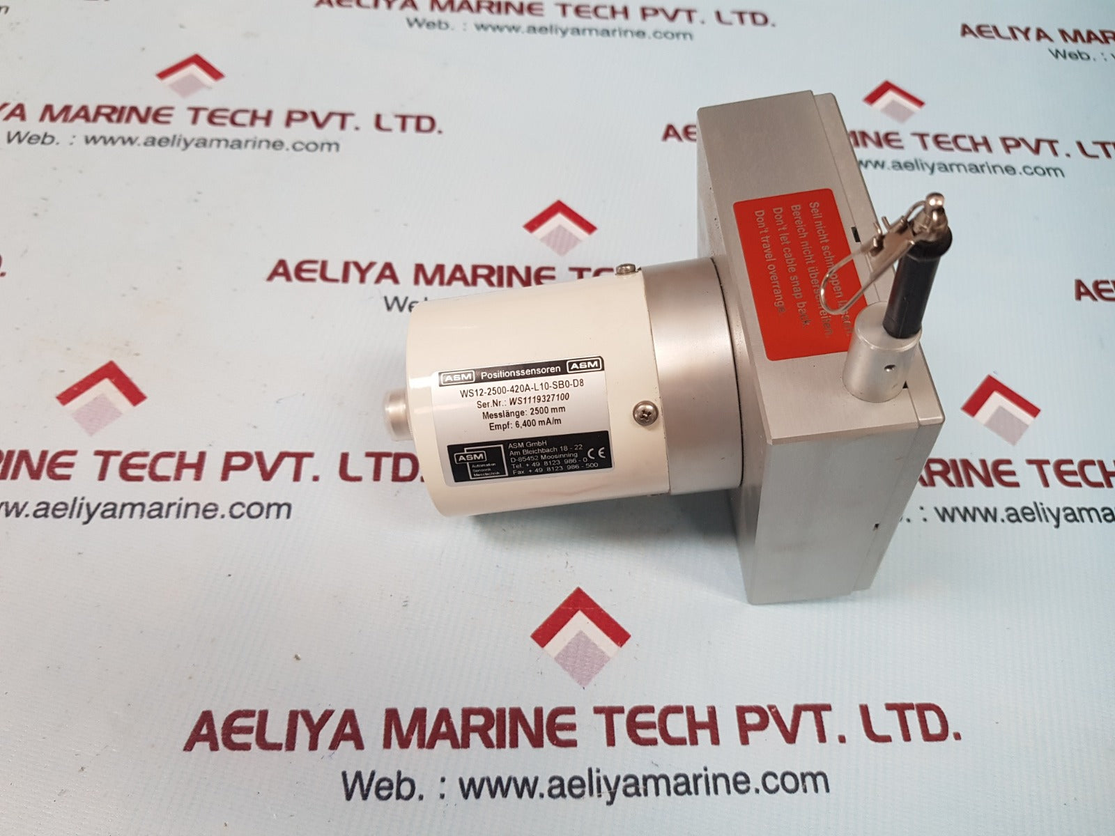 Asm ws12-2500-420a-l10-sb0-d8 position sensor