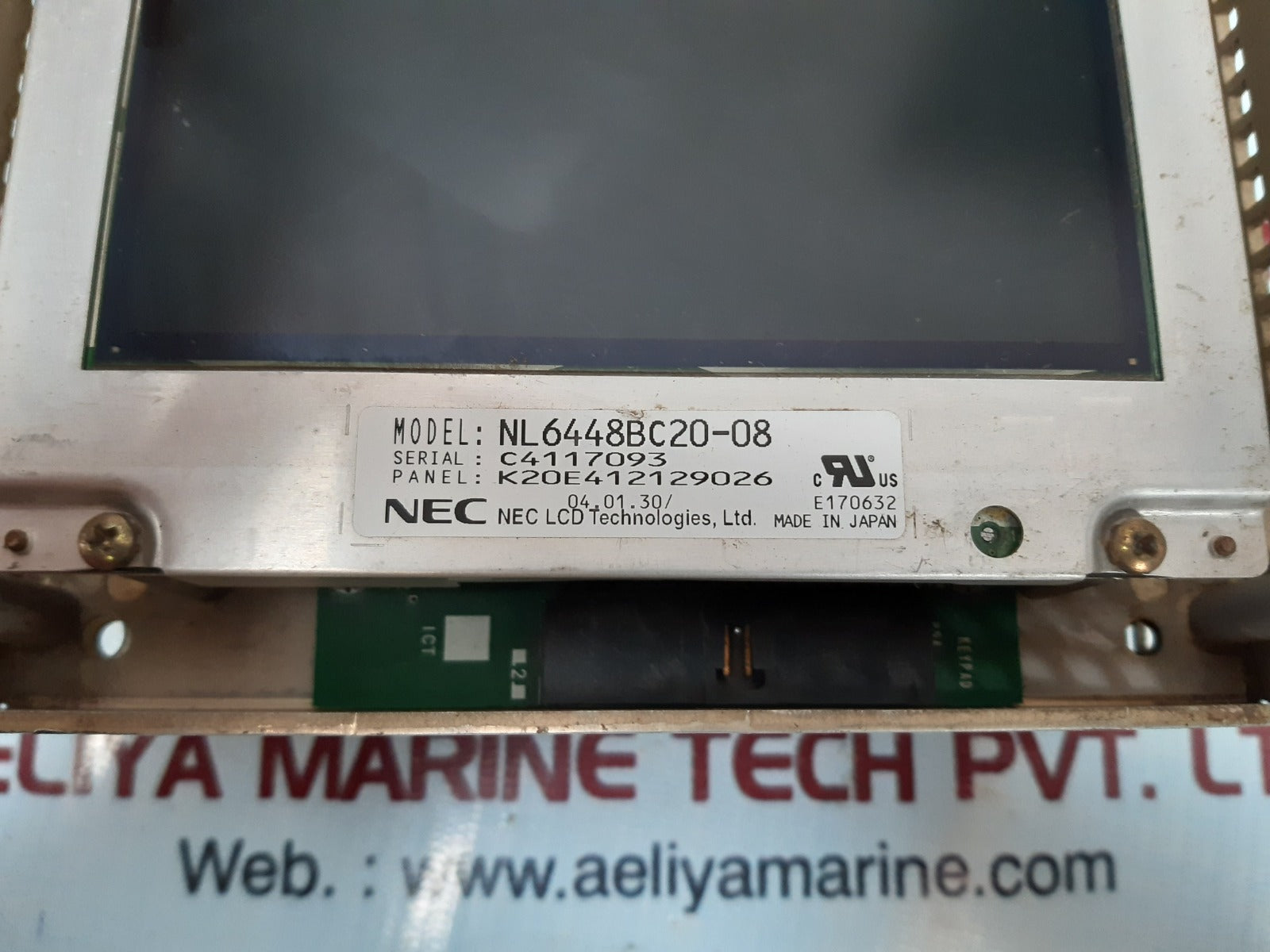 Nec nl6448bc20-08 lcd panel with allen-bradley 2711p-rp logic module
