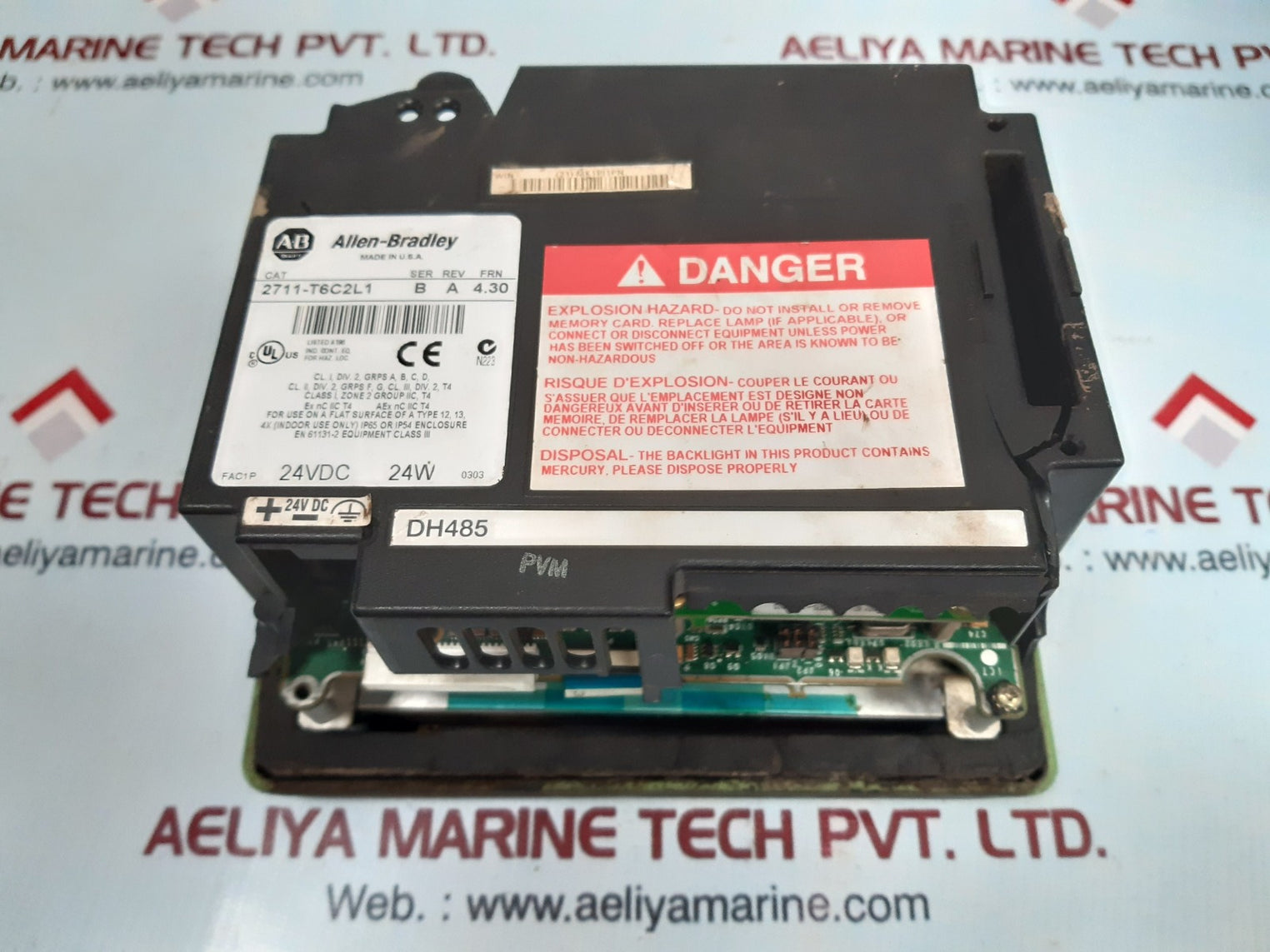 Allen-bradley panel view 600 2711-t6c2l1 ser B rev A