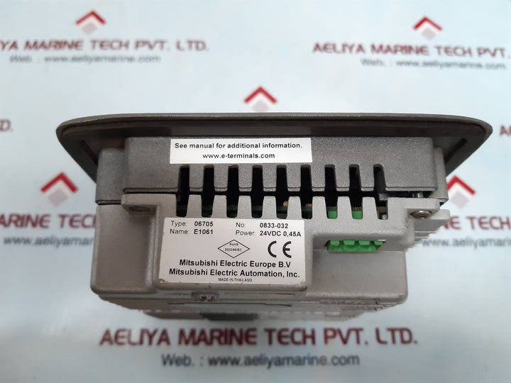 Mitsubishi e 1061 touch screen panel 06705