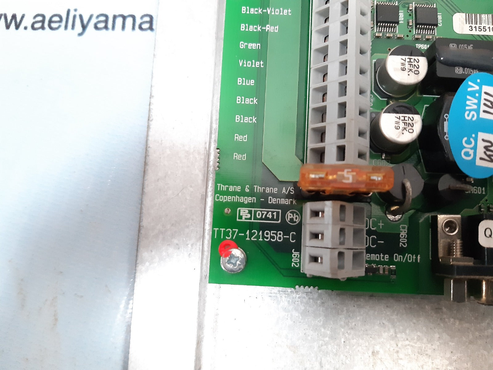 Thrane tt37-121958-c printed circuit board