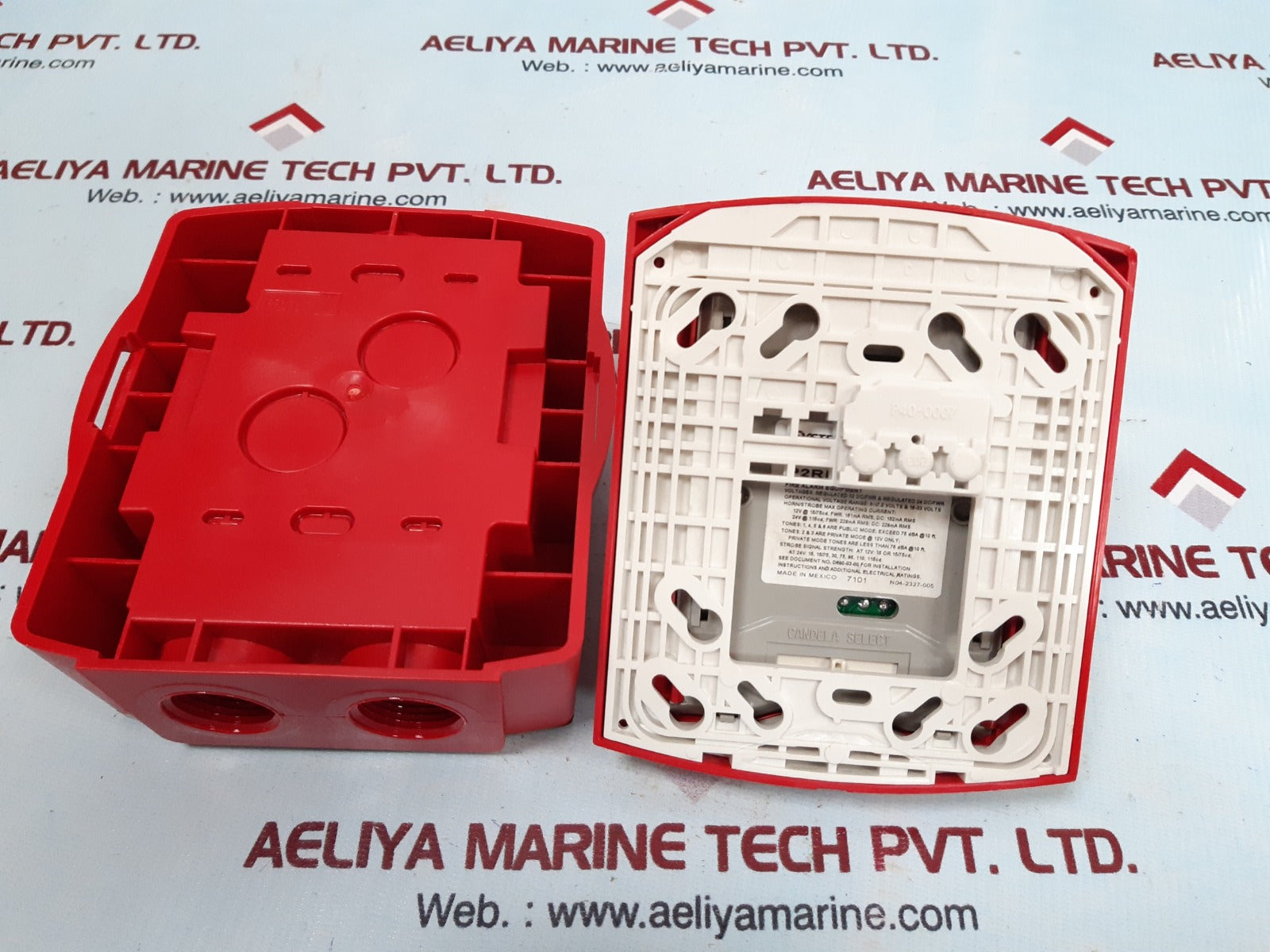 System sensor p2rk fire alarm equipment 12/24 volt, red