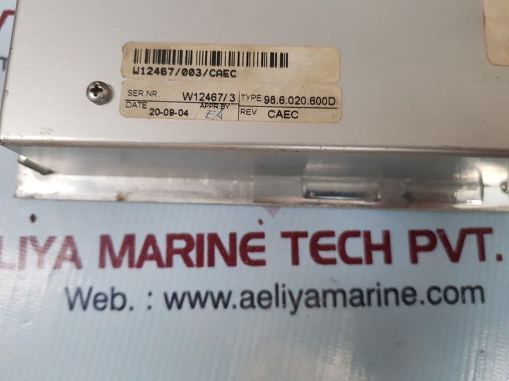 Praxis 98.6.020.600d alarm display