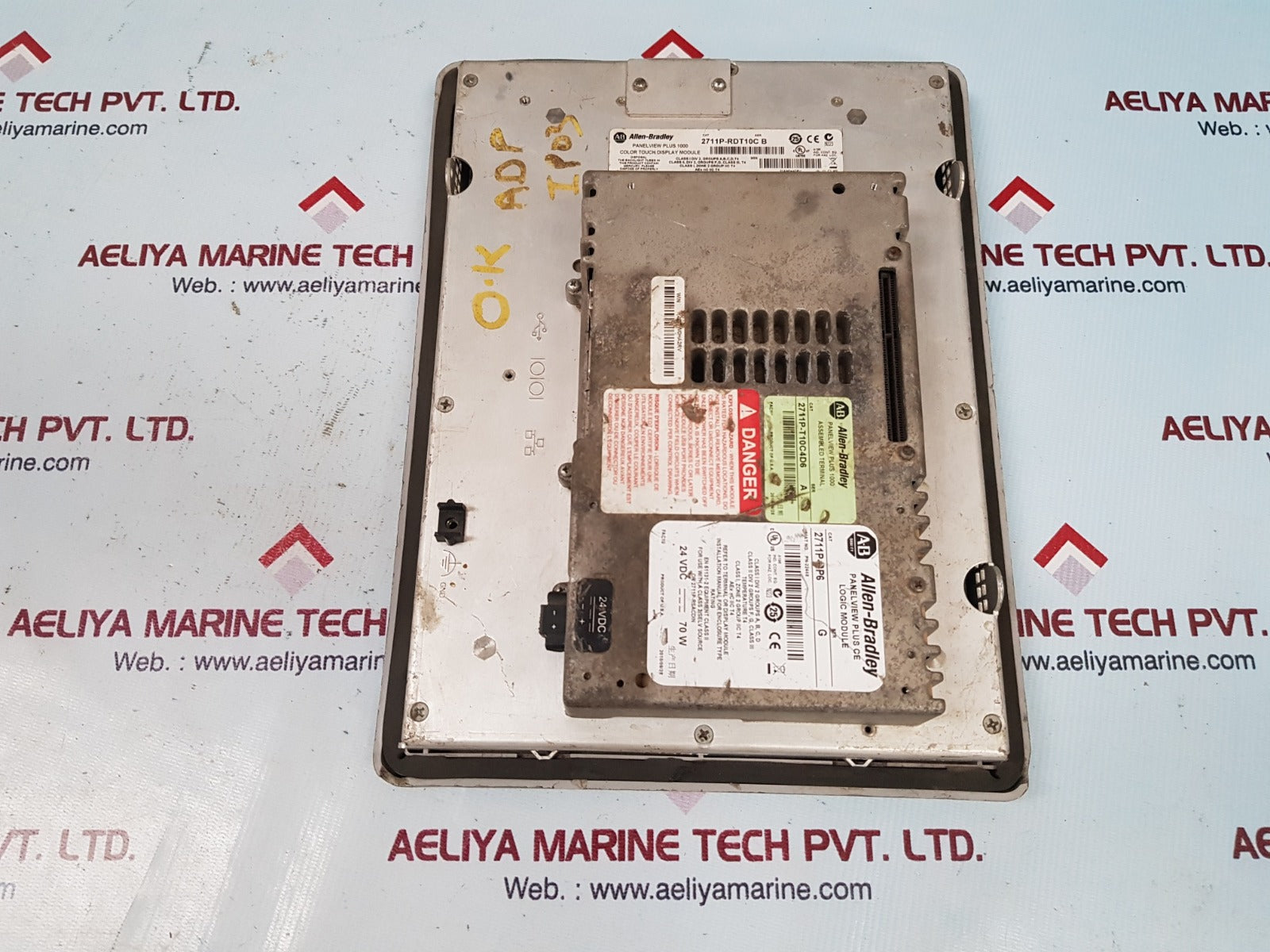 Allen-bradley 2711p-rdt10c panelview plus 1000 ser b