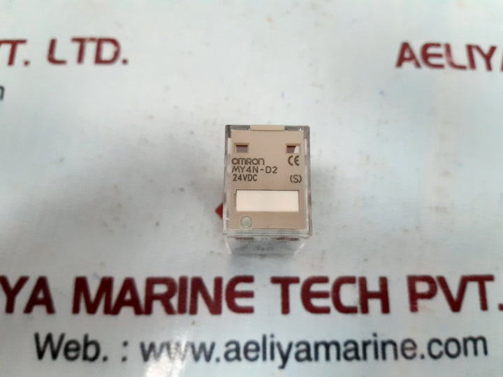 Set Of 5X Omron My4N-d2 Relay 24Vdc