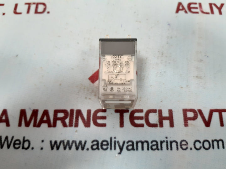 Set Of 5X Omron My4N-d2 Relay 24Vdc