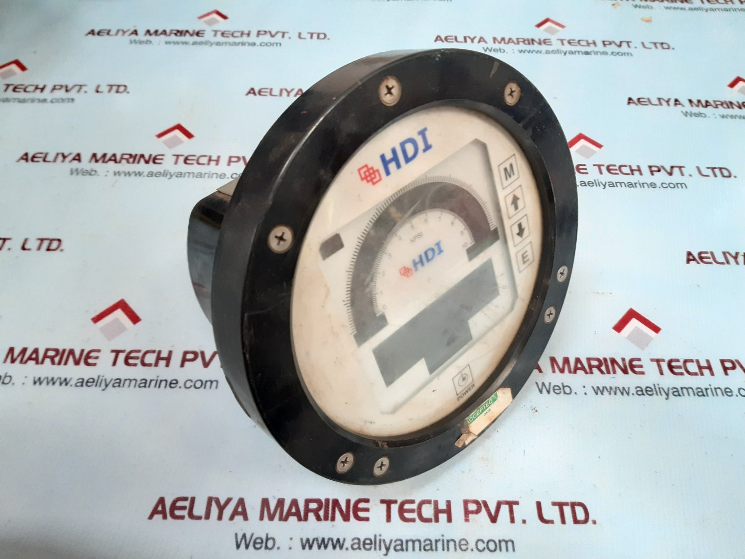 Hdi hdibatt-e391-dot-aa pressure gauge system