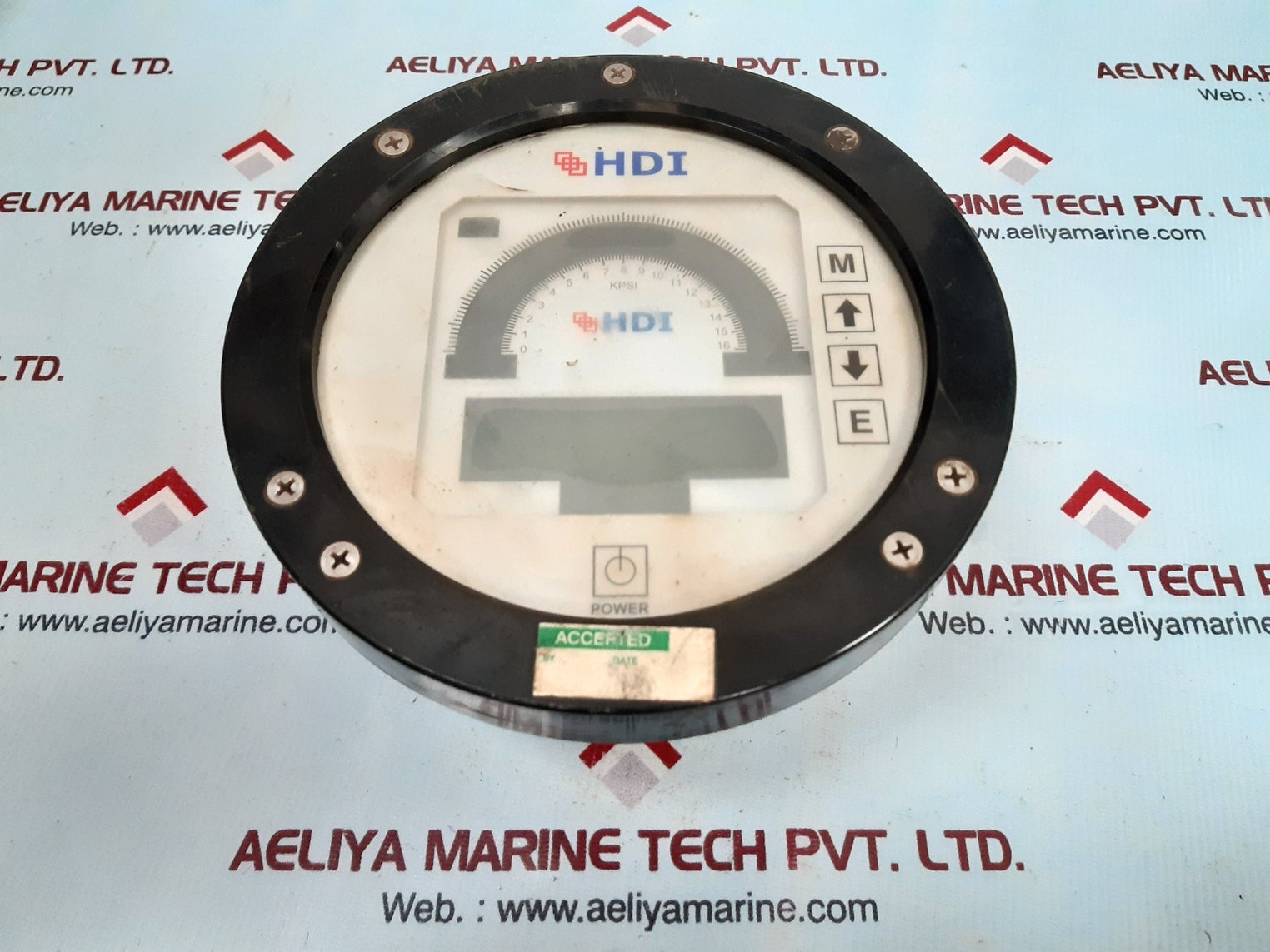 Hdi 20b7a00cs4002apc pressure gauge system hdibatt-e391-dot-aa