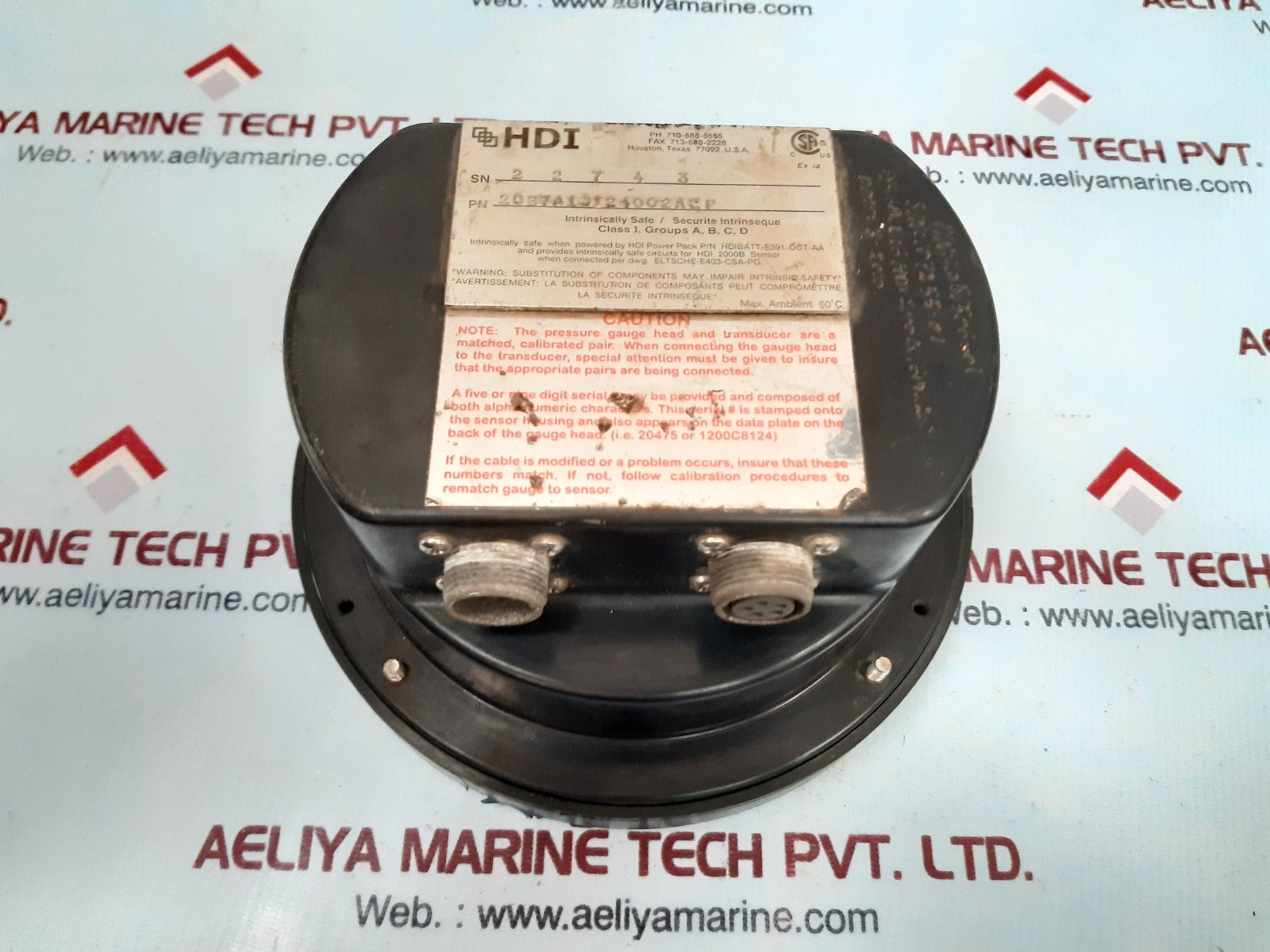 Hdi 20b7a10124002aep pressure gauge 