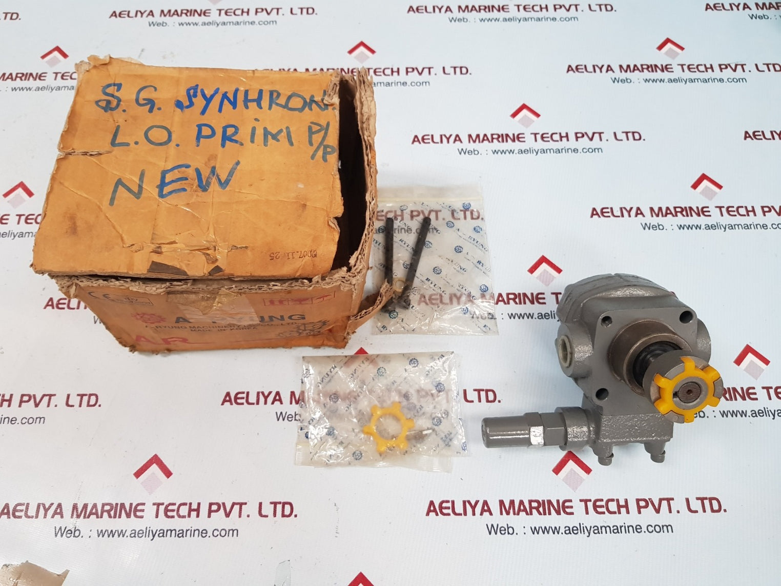 A-ryung atp-208ha(vb) t-rotor pump with ar-3s relief valve