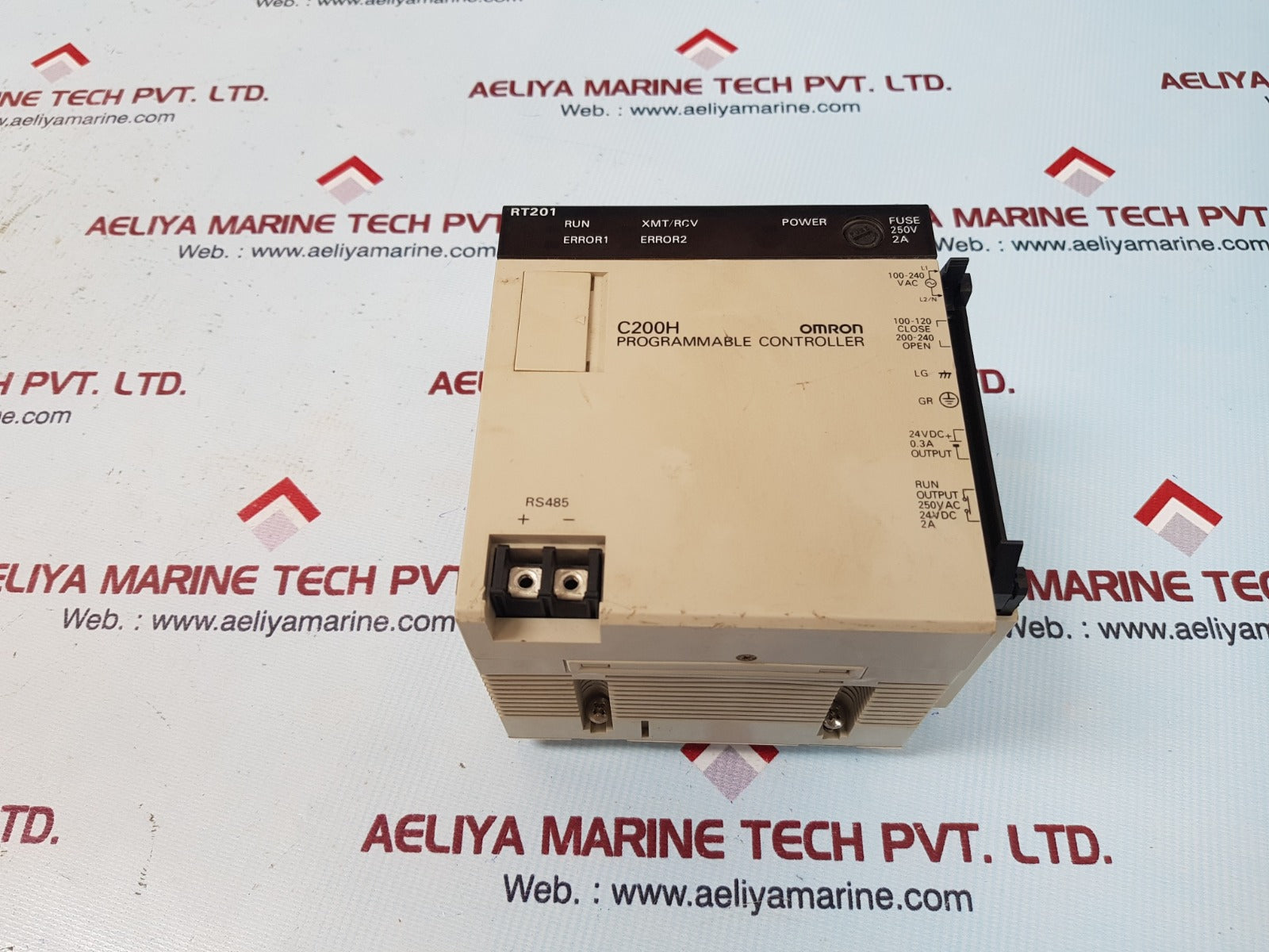 Omron c200h-rt201 programmable controller 100/200-240vac 50/60hz 100va