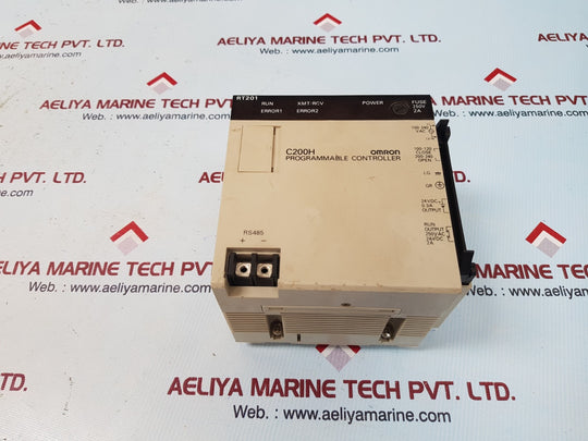 Omron c200h-rt201 programmable controller 100/200-240vac 50/60hz 100va