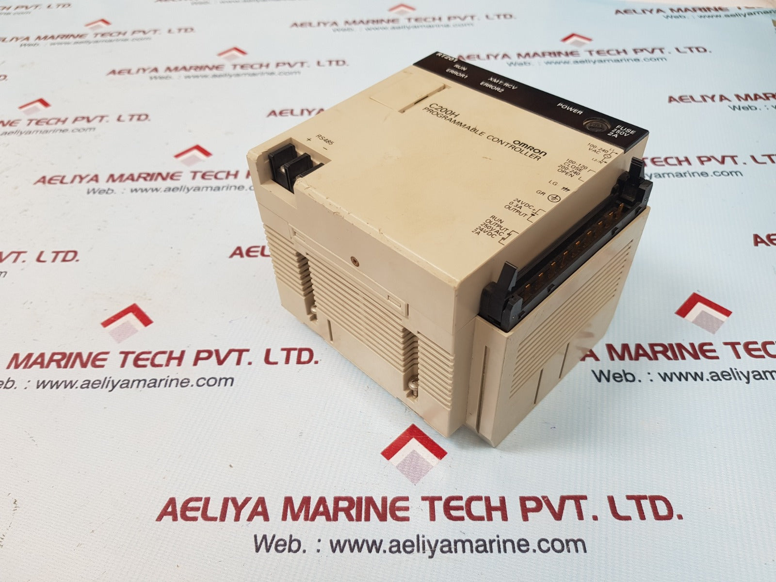 Omron c200h-rt201 programmable controller 100/200-240vac 50/60hz 100va