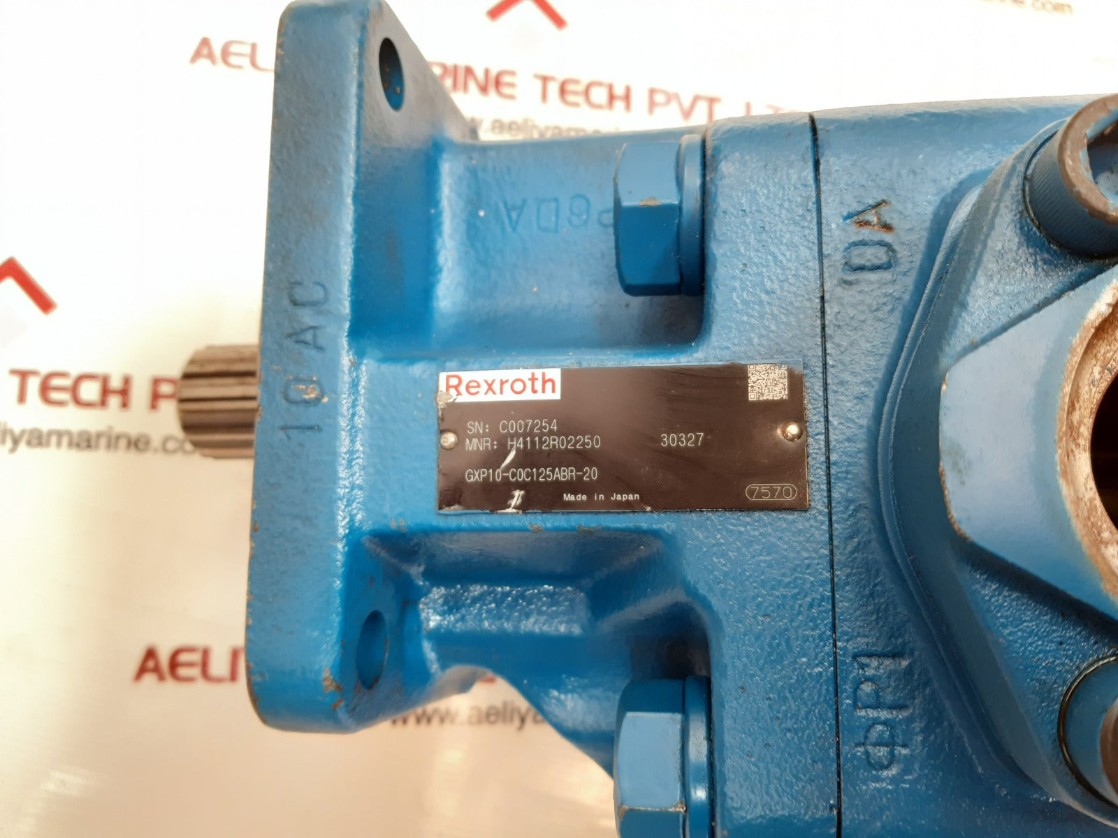 Rexroth gxp10-c0c125abr-20 hydraulic gear pump