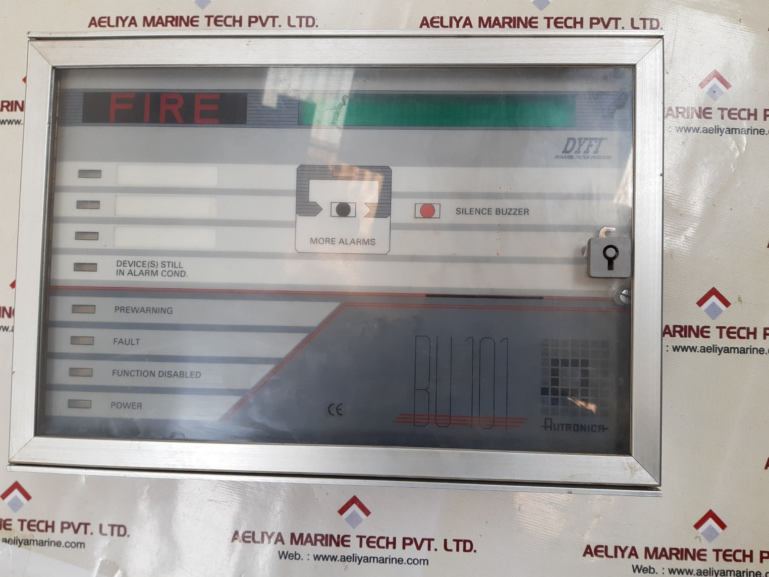 Autronica bu-101 fire alarm panel 0323