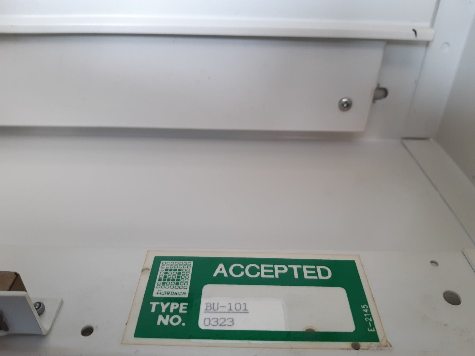 Autronica bu-101 fire alarm panel 0323