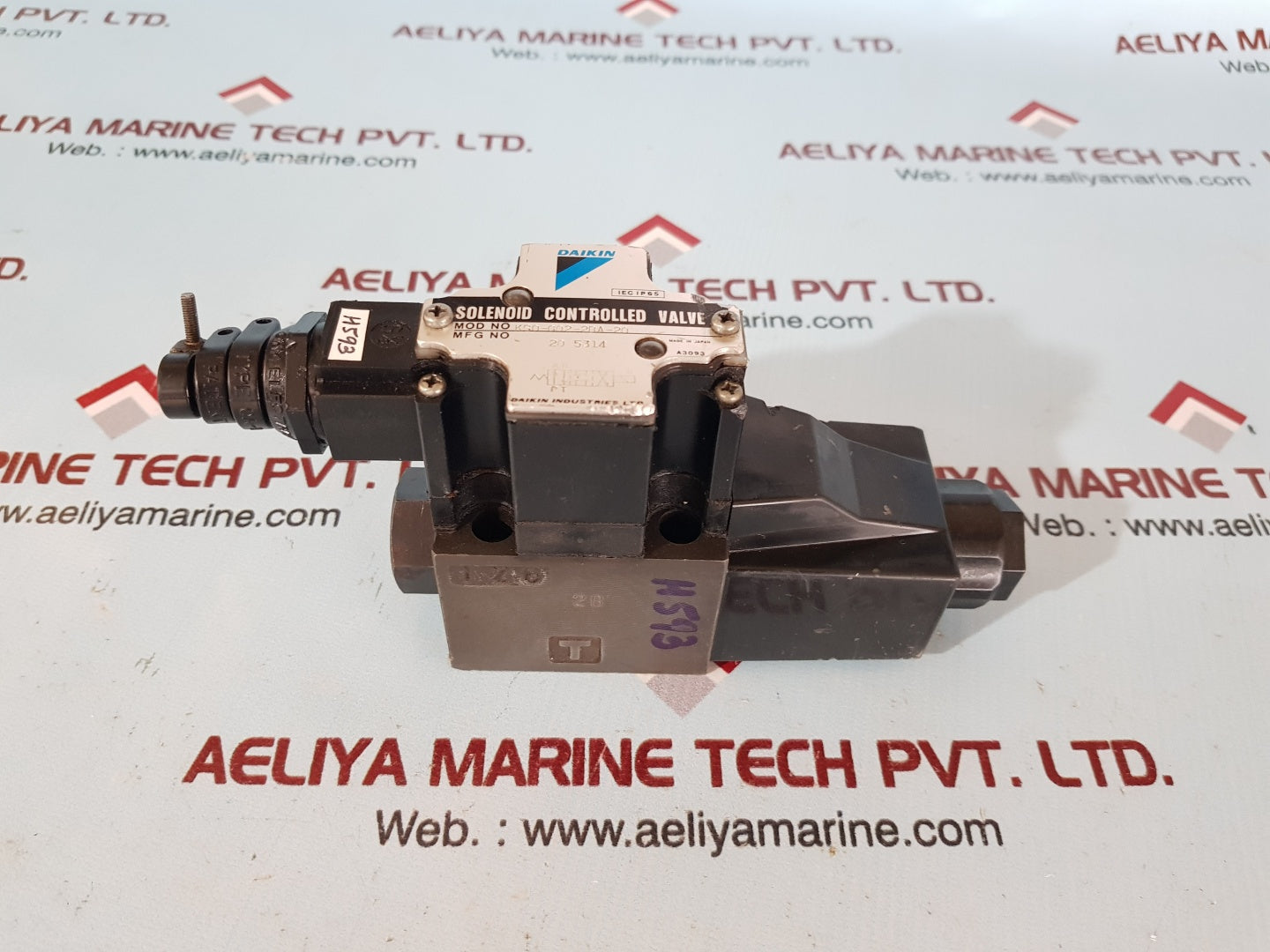 Daikin kso-g02-2ba-20 solenoid controlled valve