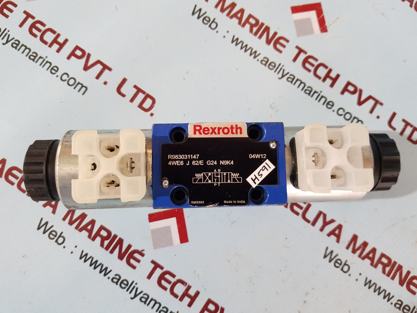 Rexroth r983031147 directional control solenoid valve 4we6j62/eg24n9k4