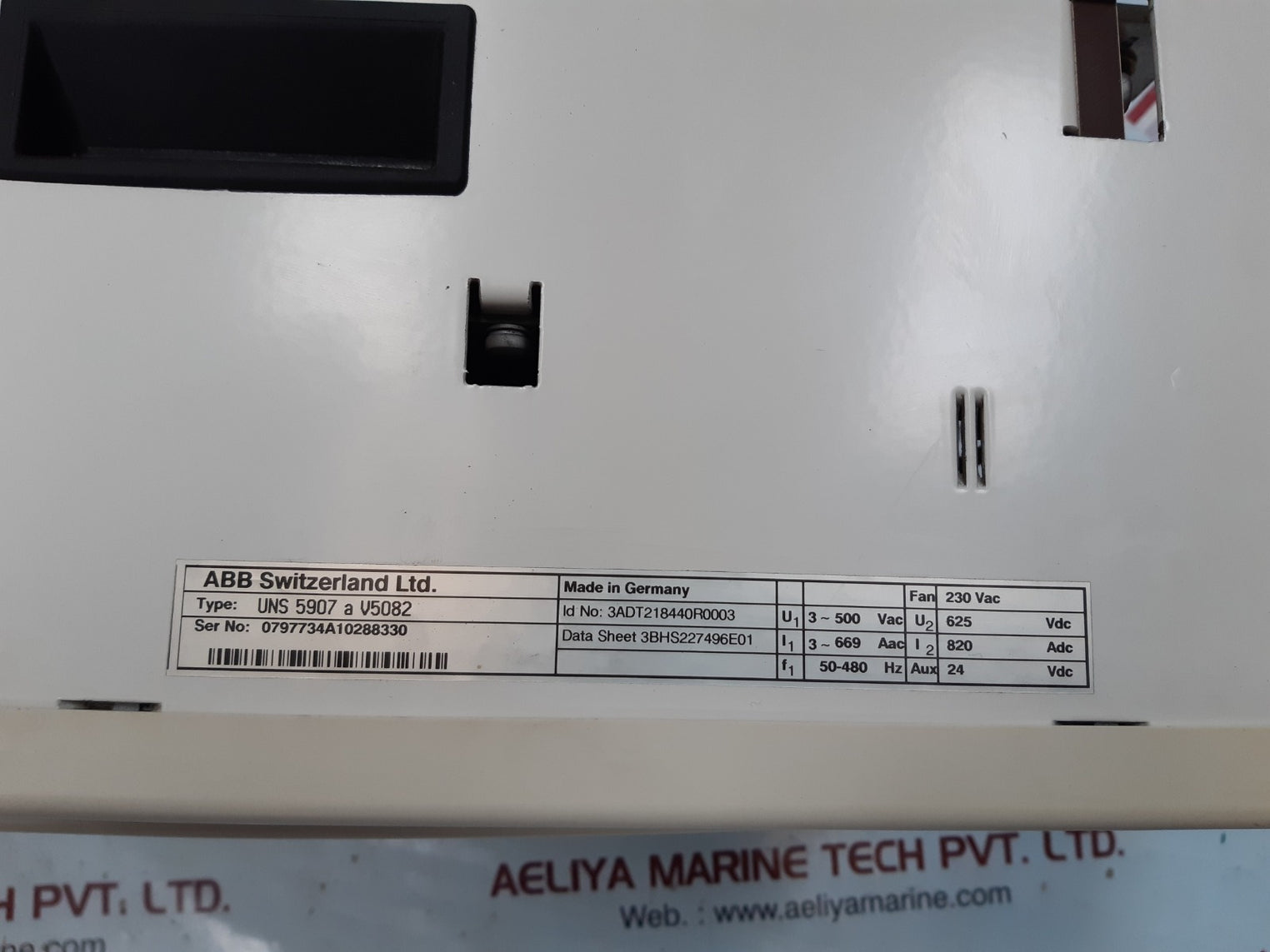 Abb unitrol 6000 module uns 5907 a v5082