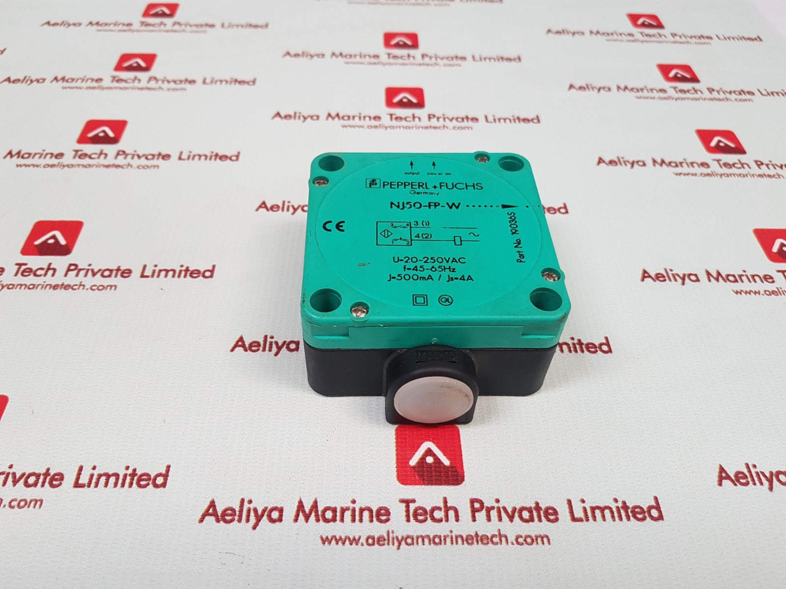 Pepperl+fuchs nj50-fp-w inductive sensor