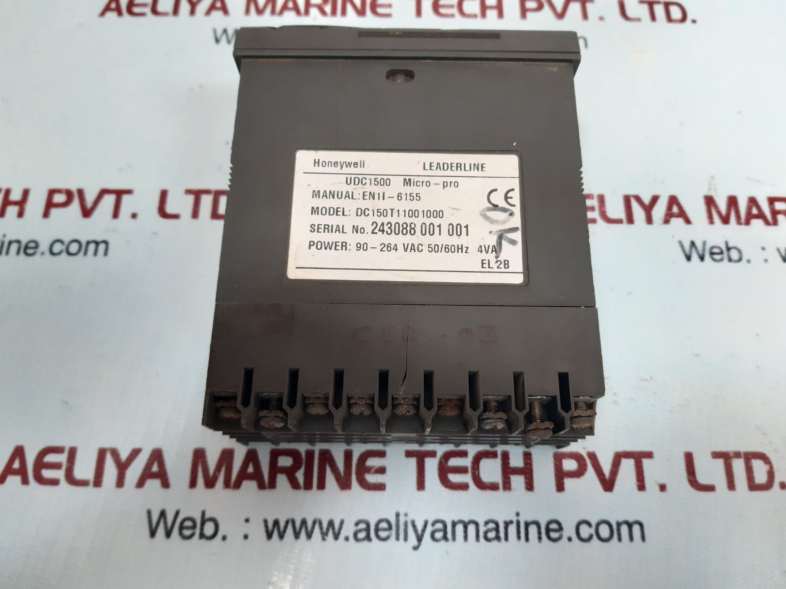 Honeywell udc1500 micro-pro temperature controller dc150t11001000