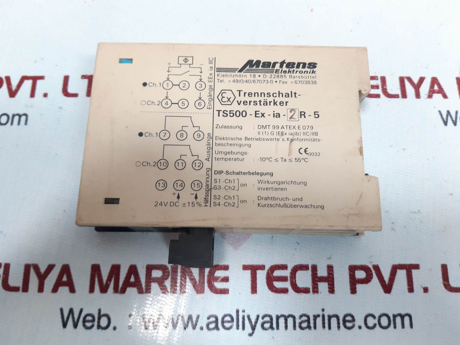 Martens ts500-ex-ia-2r-5 isolation amplifier
