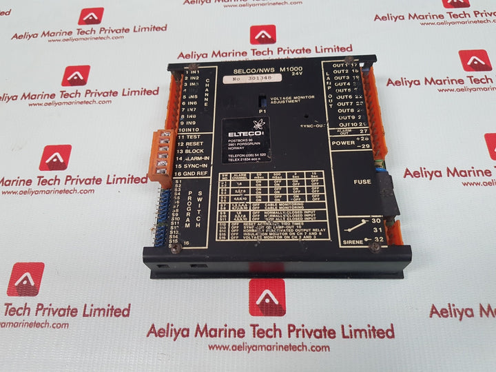 Selco nws m1000 alarm annunciator 301348