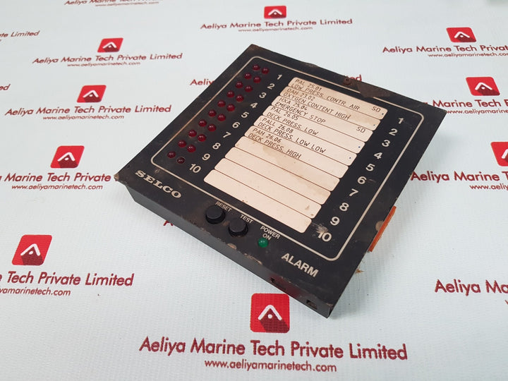 Selco nws m1000 alarm annunciator 301348