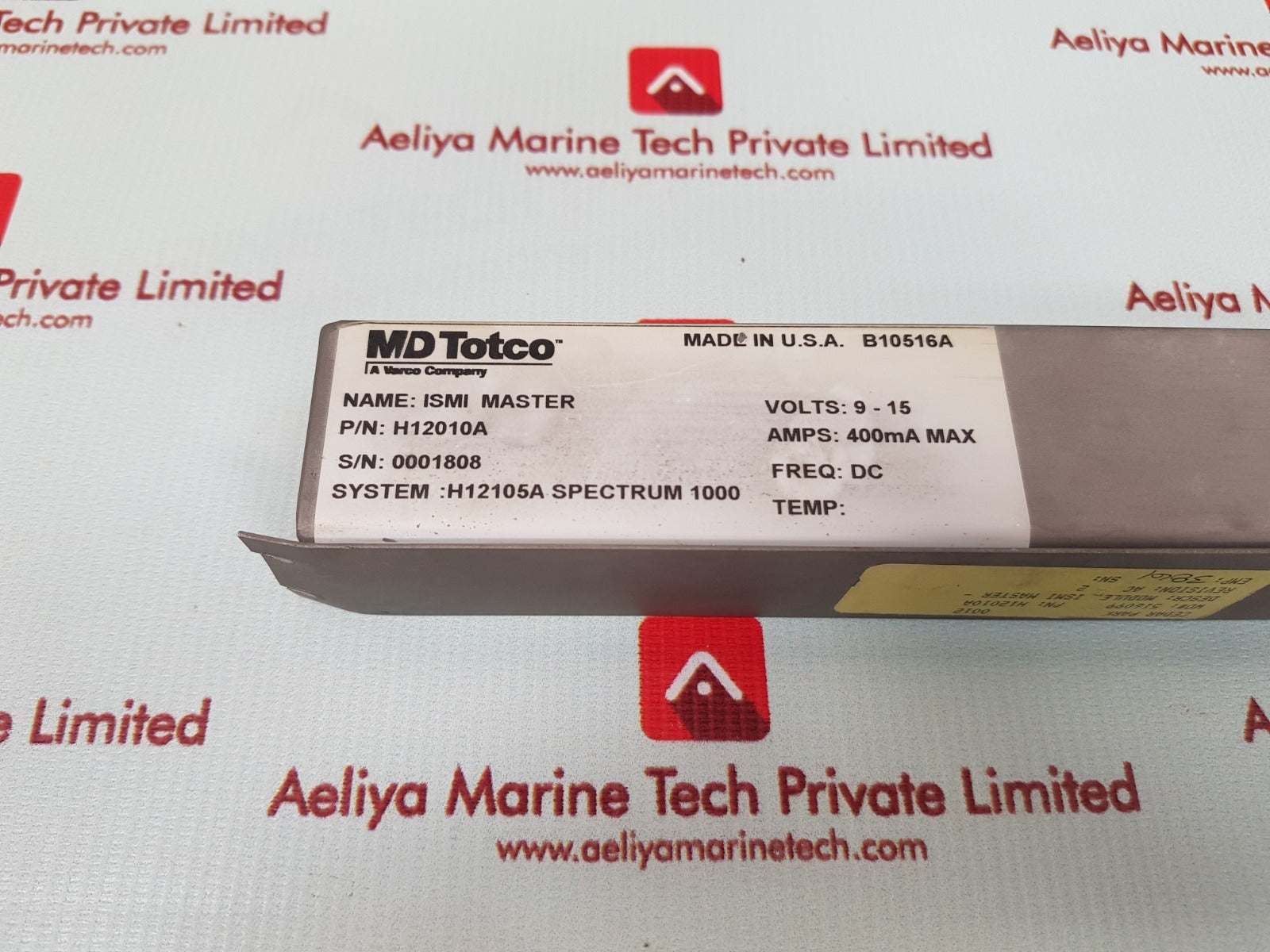 Md totco  h12010a ismi master