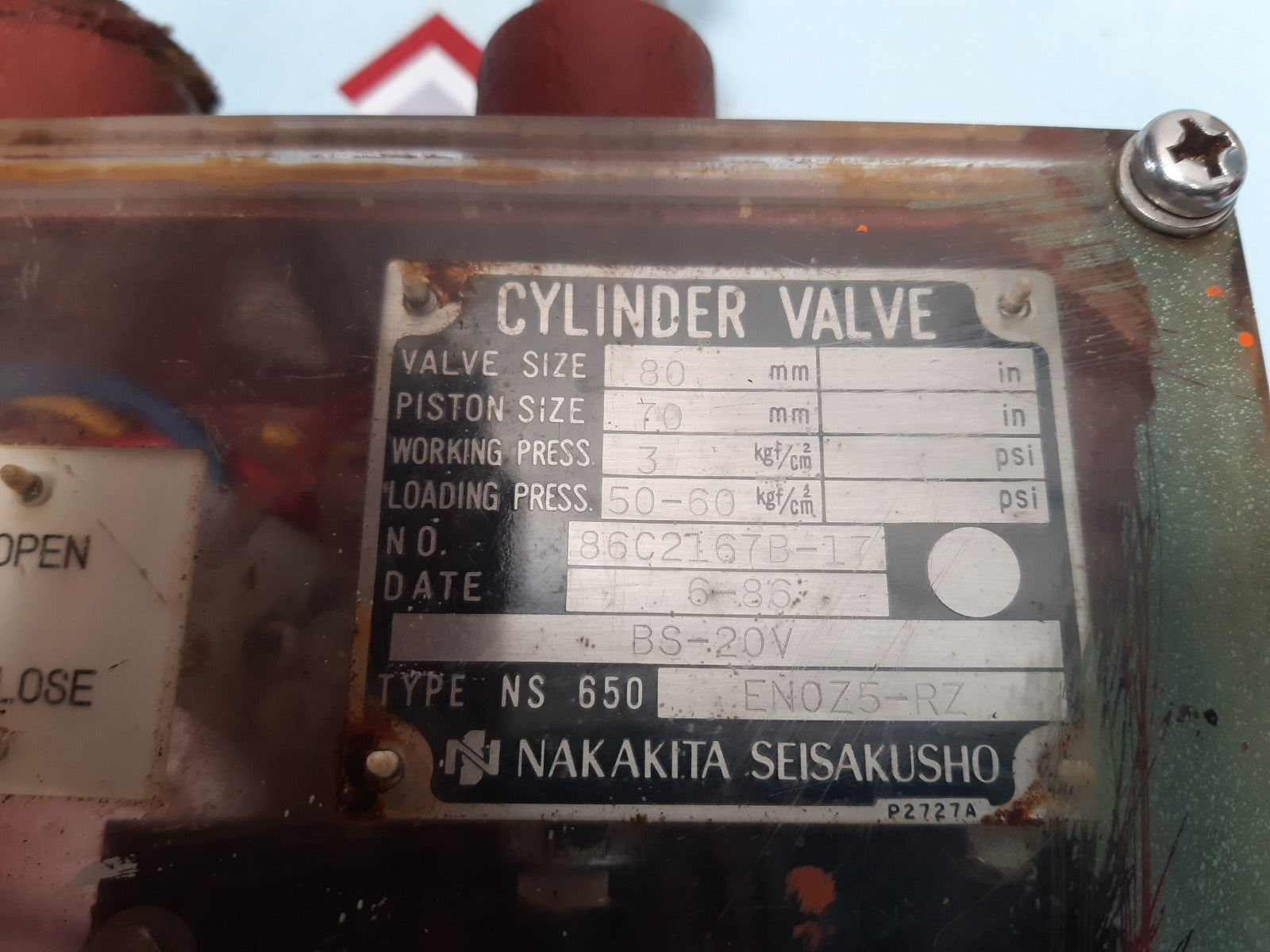Nakakita en0z5-rz cylinder valve