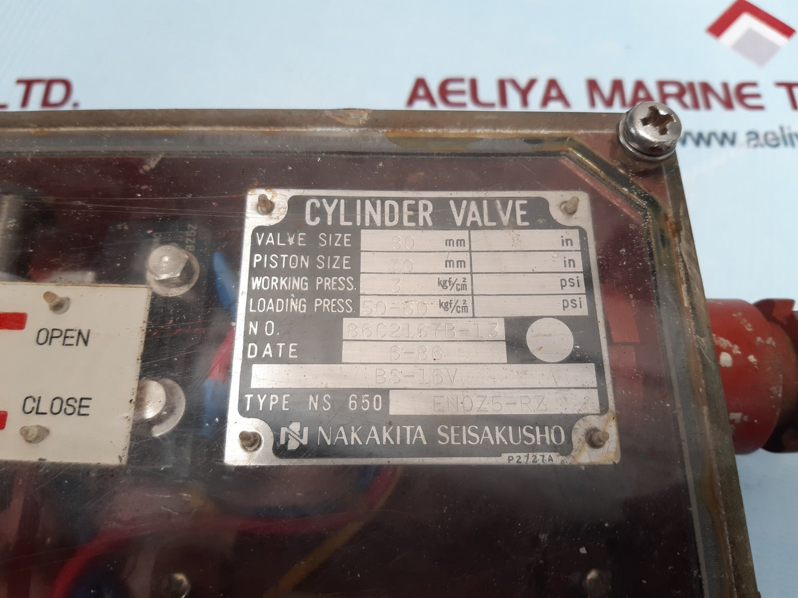 Nakakita en0z5-rz bs-16v cylinder valve