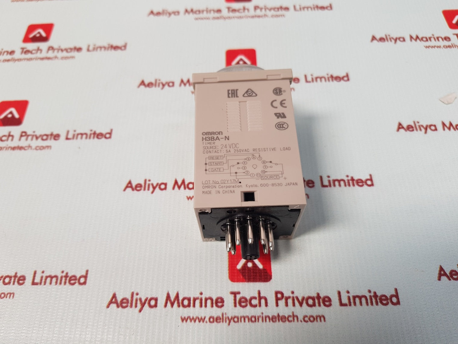 Omron h3ba-n solid state timer 24vdc 0 – 1.2 min