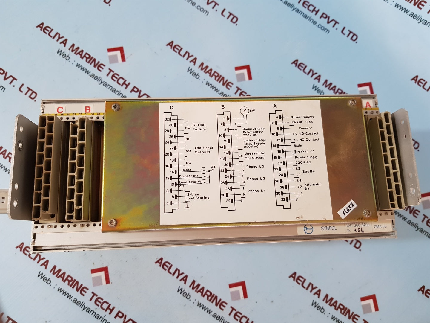 Abb synpol cma 39-b,cma 32,cma 33,cma 34,cma 51,cma 37,cma 36,cma 35,cma 40-a,cma 50 rack