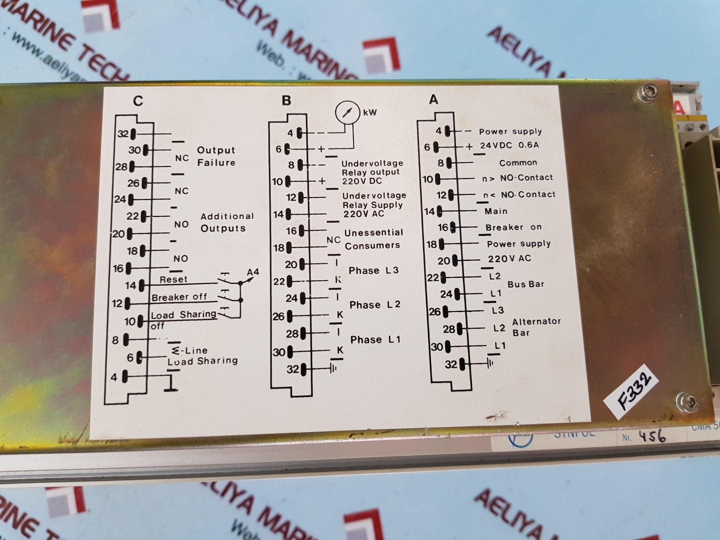 Abb synpol cma 39-b,cma 32,cma 33,cma 34,cma 51,cma 37,cma 36,cma 35,cma 40-a,cma 50 rack