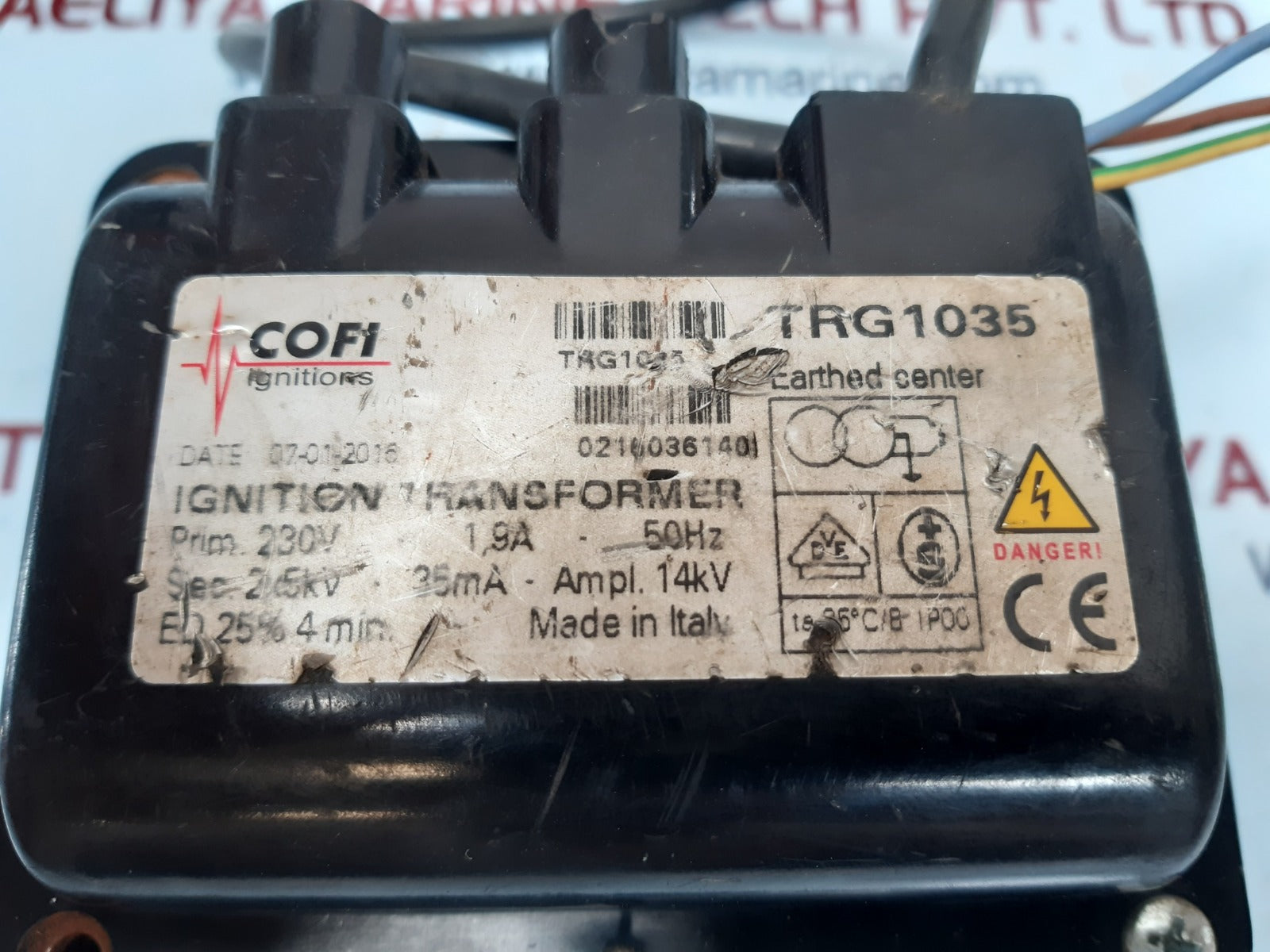 Cofi trg1035 ignitions transformer